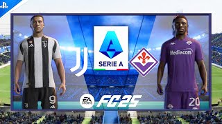 Juventus vs Fiorentina | Serie A 24/25 | 2024 Full Match 4K | FC 25