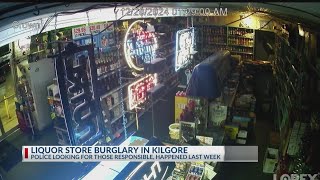 CAUGHT ON CAMERA: Police seek help identifying suspects in Kilgore liquor store burglary