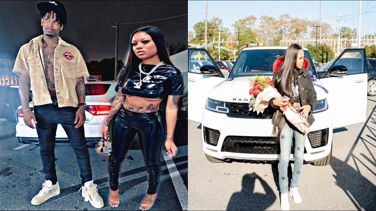 21 SAVAGE BUYS KING VON’S SISTER KAYLA A 2021 RANGE ROVER & 21 ROSES! 🌹 ...