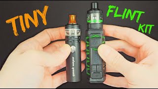 SMALLEST VV Vape Kit EVER?! The Geek Vape Flint Kit Vs. Apollo Kit By Vandy Vape!