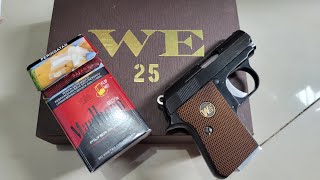 review airsoft gun WE CT 25 gbb terkecil di dunia