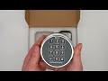 unboxing the american security amsec esl10xl electronic safe lock package