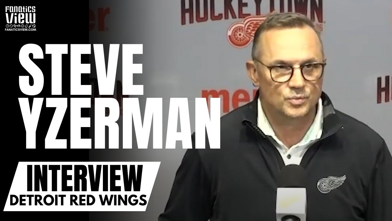 Steve Yzerman Gives His Breakdown Of Detroit Red Wings 2021 NHL Draft ...