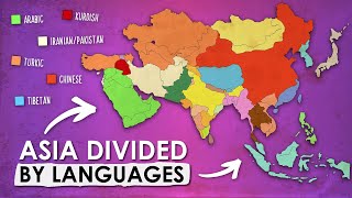 What If Asian Countries Were Divided By Language?