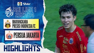 Bhayangkara Presisi Indonesia FC VS Persija Jakarta - Highlights | BRI Liga 1 2023/24