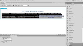 Using DMXzone Bootstrap 3 Typography Elements