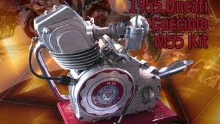 Clymer Manuals 1955 Ducati Cucciolo M55 Motor Kit Antique Vintage Classic Retro Motorcycle Moped