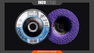 Industore: Lukas Purple Grain Easy / Double | Agressieve schuur- / slijpschijf voor zware toepassing