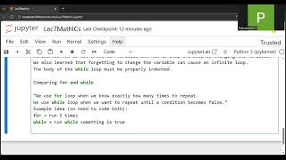 Python While Loop Explained | Repetition Using Conditions | Beginner Programming Tutorial Lecture 7