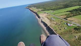 Pokeshaw New Brunswick paragliding!