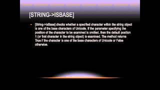 Lasso Programming: [string→isBase]