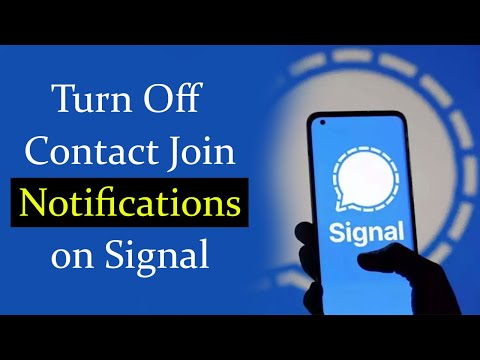 How to stop 'Contact Joined Signal' notifications in the app