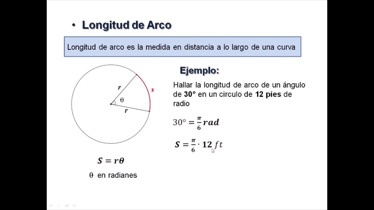 Longitud De Arco - YouTube