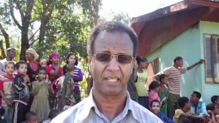 Dr. Lemma Degefa of LWF-Ethiopia at Sherkole camp