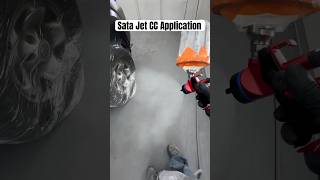 Sata Jet 5500RP CC Clear Application Part 1. #clearcoat #application