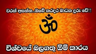 විශ්ව ශක්තියේ බලගතු ඕම්කාරය❤️