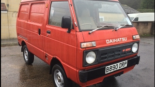 1985 DAIHATSU HIJET MINI VAN REVIEW