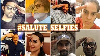 Bollywood Celebrities Shares #SaluteSelfie Pictures on Twitter | VIew Pic's