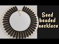 Beaded collar necklace tutorial for beginners