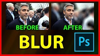 How to create Blur Background / Depth of Field Effect in Photoshop CC 2019