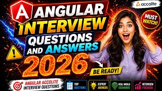 Angular Interview Questions and Answers 2026 | Angular Accolite Interview Questions