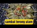 CARA BUAT SAMBAL TERUNG ULAM JIMAT,SIMPLE DAN SEDAP