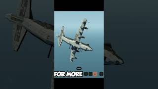 AC-130H WATER CRASH! - Stormworks Builds - Stormworks Build Gameplay