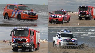 Brandweer, Reddingsbrigade, Strandpolitie, Oefenen Incidenten op Water tijdens SAR Katwijk 2022!