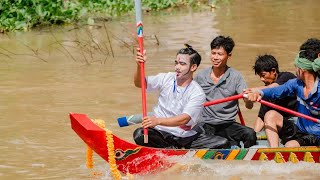 អ៉ំទូកថ្ងៃទី៣ នៅស្ទឹងស្ទោងមុខវត្តករណីដើម // សប្បាយអស់ដៃ // រូបភាពការប្រណាំងប្រពៃណីវត្តករណីដើម