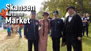 Travel BACK to the Year 1900 | Skansen Autumn Market 2022 - Folk Music, Games and History