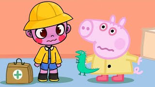 Peppa Pig In Avatar World 🌡George Pig Catches a Cold! | Full Episodes