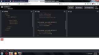 Hamburger Menu No JavaScript. Only HTML and CSS
