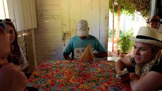 Cuban tobacco farmer shows how he rolls a cigar - Viñales Valley Cuba