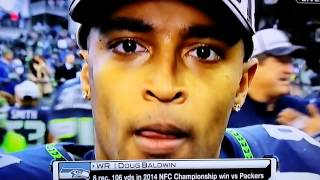 Seahawks Doug Baldwin Clowns Deion Sanders On TV.