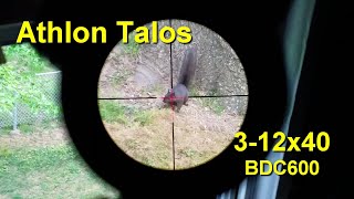 Athlon Talos 3-12x40 BDC 600 Reticle - FirstPersonReview