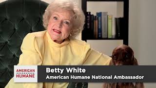 A special message from Betty White