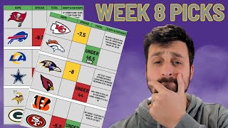 NFL Week 8 PICKS: Spreads, Totals, and Matchups to Watch 🏈