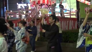 ２０１５　十条駅前納涼盆踊り大会　　ゆかた音頭