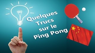 Quelques Trucs sur le ping pong