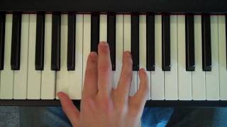 How To Play an A Augmented 7th Chord on Piano