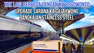 UPGRADE SARANA MENJADI STAINLESS STEEL | PERJALANAN DENGAN KERETA API GAJAHWONG STAINLESS STEEL