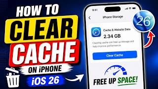 How to Clear Cache on iPhone (iOS 26) – Free Up Space Fast!