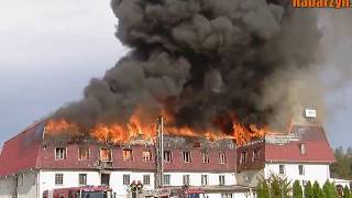 Pożar hotelu Baron w Nadarzynie 18-08-2012