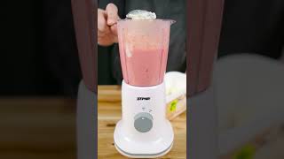 PERFECT Strawberry Milkshake in 2 minutes! 🍓