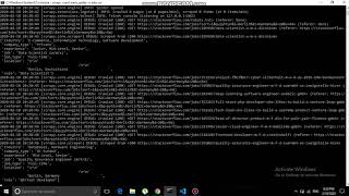 StackOverFlow Jobs Data Extraction