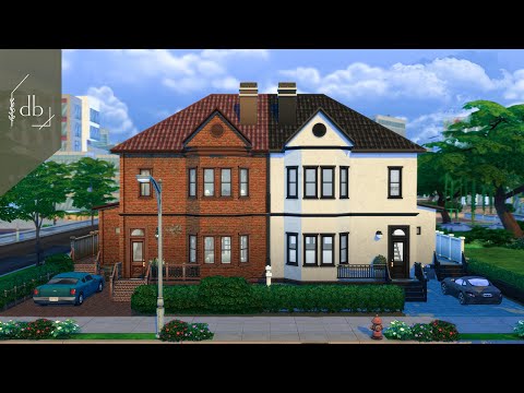 The Sims 4: For Rent (1930's Semi-Detached Houses) #EACreatorNetwork