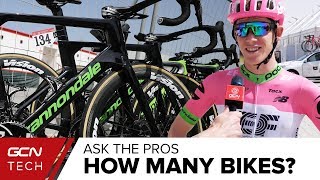 How Many Bikes Do Professional Cyclists Own? | GCN Tech Asks The Pros