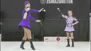 Majorettes 'AZARIA' - Piekary Śląskie / Mażoretki | duo-trio baton junior | Piekary Śląskie 2023