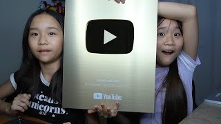 Unboxing Gold Play Button and Reading Your Fan Mail!