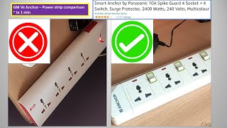 Best Power Strip - for work from home |Smart Anchor Power Strip by Panasonic